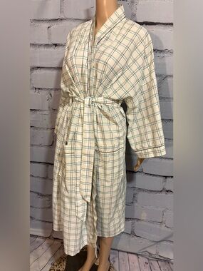 Vintage Pierre Cardin Light Poly/Cotton Robe One Size Fits All